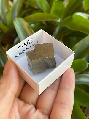 #ad Grade A Spanish Pyrite Cube Fools Gold Rock Reiki Crystal Wholesale Bulk Lot $9.95