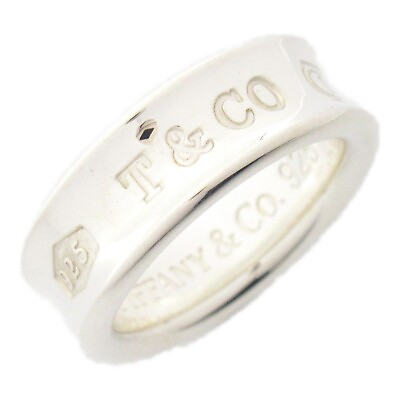 #ad TIFFANY＆CO 1837 medium Ring Silver925 Used US size 5.5 unisex $173.00