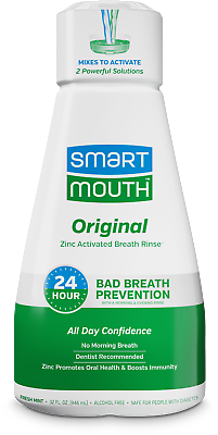 #ad SmartMouth The Original Activated Dual Solution Breath Rinse Mouthwash US $20.36