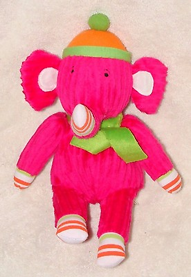 #ad Monkeez Friends Plush Pink Elephant Stuffed Animal Soft Toy 10quot; $16.50