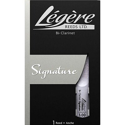 #ad Legere Reeds Signature Series Bb Clarinet Reed Strength 3 $27.44