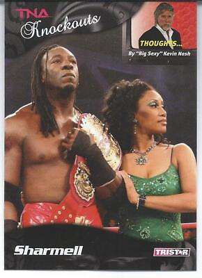 #ad 2009 Tristar TNA KNOCKOUTS Wrestling SHARMELL Thoughts Big Sexy KEVIN NASH $1.99