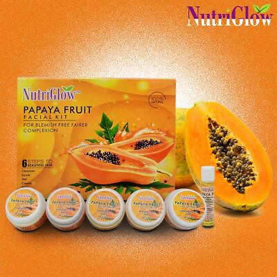 #ad NutriGlow Papaya Facial Kit For Blemish Free and Fairer Skin 260 gm For Women $48.65