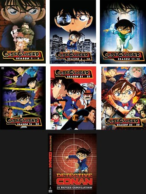 #ad CASE CLOSED Detective Conan Sea 1 30 24 Movie ANIME DVD FREE EXPRESS US $341.99
