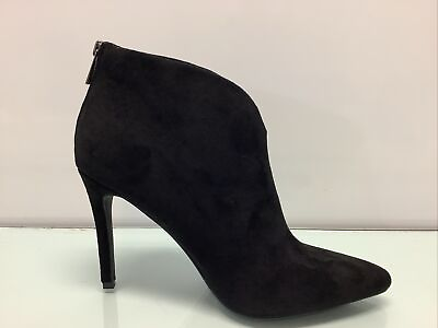 #ad Greatonu Womens Navy Faux Suede Heels Ankle Boots Shoes Size 9 40 $56.33