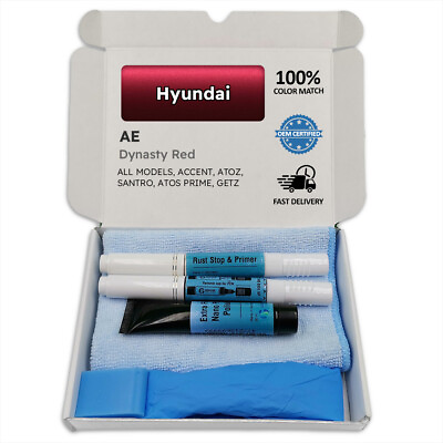 #ad AE Dynasty Red Touch Up Paint for Hyundai ACCENT ATOZ SANTRO ATOS PRIME GETZ Pe $29.99