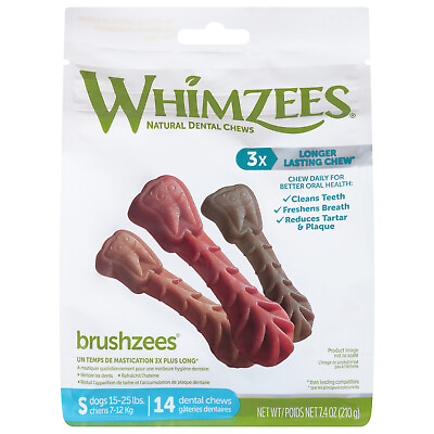 #ad #ad Whimzees Dental Chew Small 14 Ct Case Of 4 7.4 Oz $56.99