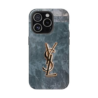 #ad YSL Phone Case Design Print MagSafe Premium Tough iPhone Unique Girly Cute Gift $35.99