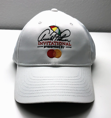 #ad Nike Arnold Palmer Invitational Golf Hat Baseball Cap White Mens OSM Strapback $16.99