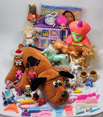 #ad Vintage Girls Toy Lot L 1980s 1990s Care Bears Pound Puppy Breyer Dapples $29.99