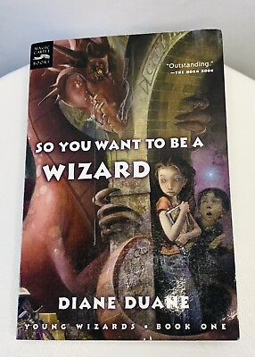 #ad Vintage 1983 So You Want to Be a Wizard Diane Duane Paperback Book $4.99