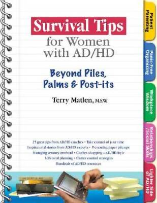 #ad Survival Tips for Women with AD HD: Beyond Piles Palms amp; Post its GOOD $6.71