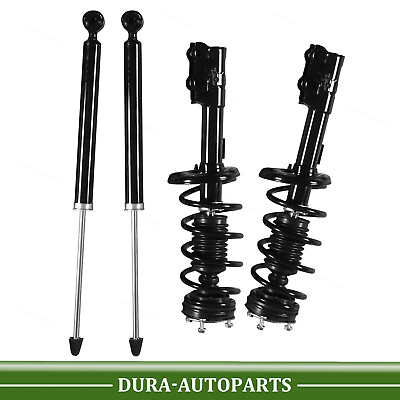 #ad Black Pack 4 Front Rear Shock Struts Fit For 2011 2016 Ford Fiesta $151.99