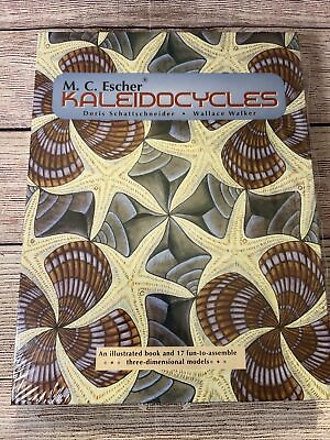 #ad M. C. Escher 3D Models Kaleidoscope Geometric Illustrated Book 17 Models Assem. $21.99