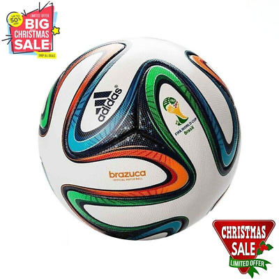 #ad Adidas Brazuca FIFA World Cup 2014 Brazil Official Soccer Match Football Size 5 $28.00