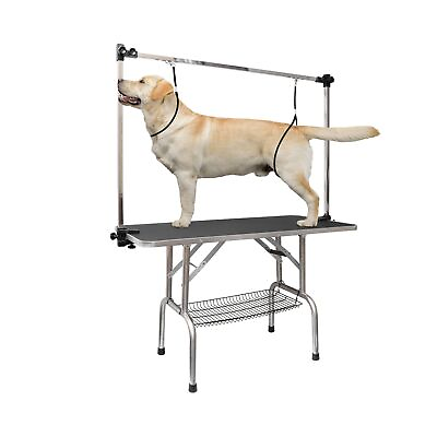 #ad LOVMOR 46 Inch Dog Grooming TableAdjustable Home Pet Grooming Tables with Ar... $127.20