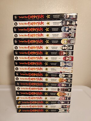 #ad Twinstar Exorcist English Manga Set Volumes 1 19 Anime Books *USED READ* $129.98