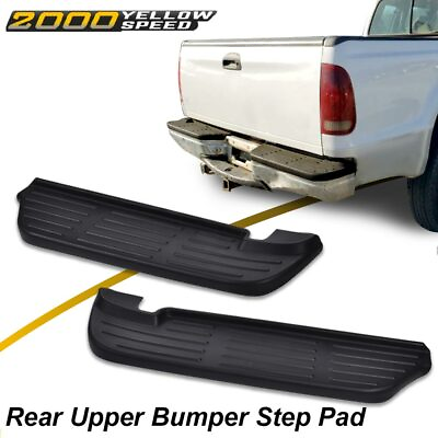 #ad Fits For 1999 2007 Ford All Super Duty Models Rear Upper Bumper Step Pad 2PC $42.82