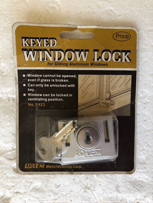 #ad Keyed Window Lock with 2 keys No.1423 Sliding Aluminum windows $32.00