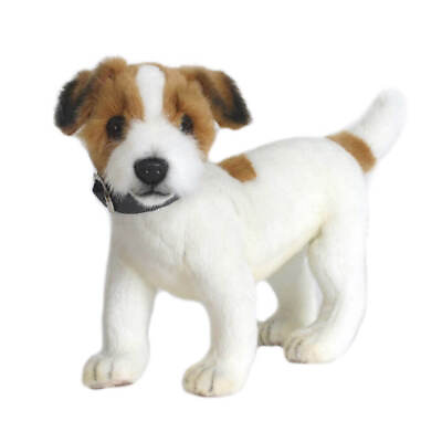 #ad 31cm Hansa Jack Russell Terrier Plush Soft Cuddly Realistic Stuffed Animal Toy C $65.99