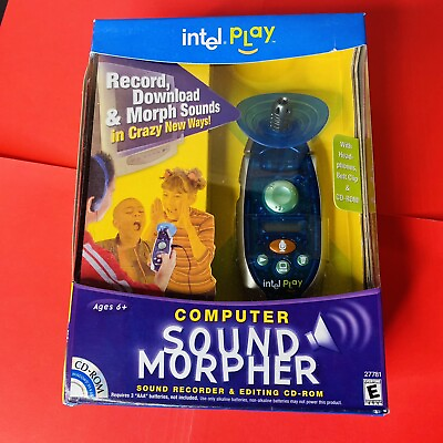 #ad Intel Play Computer Sound Morpher Elect Handheld Recorder make funny sounds NOS $35.00