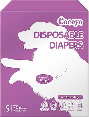 #ad Disposable Dog Diapers Female Doggie Diapers FemalePuppy Diapers Female Super $46.54