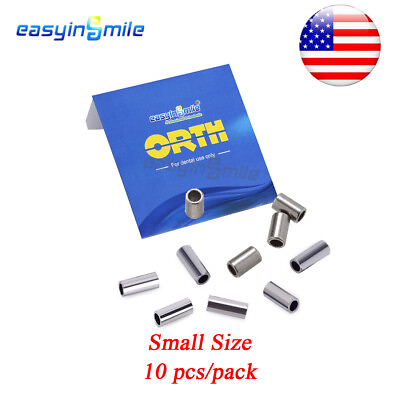 #ad Orthodontic Dental Stainless Steel Crimpable Stop Small Hook Mini Stops 10pcs pk $9.39