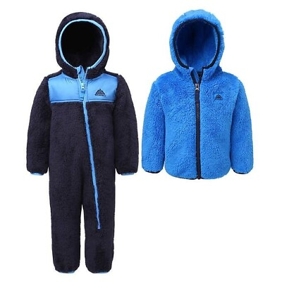#ad Infant Kids Baby Jacket 2 piece Size 9 12 Months Fleece Set $37.99