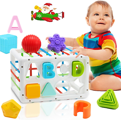 #ad Baby Toys for 12 18 Months Montessori ToysUpgrade Sensory Baby Shape Sorter Toy $11.88