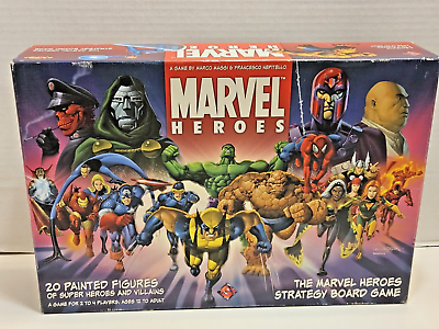 #ad MARVEL HEROES Strategy Board Game 100% Complete 2006 Fantasy Flight READ $43.96