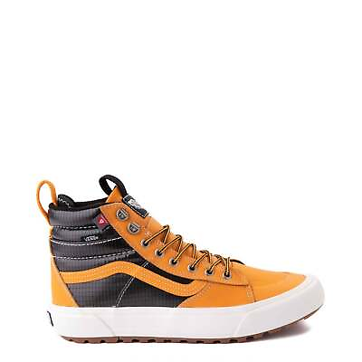 #ad Yellow and Black Vans Sneakers $154.99