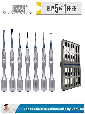 #ad Wise PDL Luxating Root Elevators luxation Periotome Tip Implants Set of 7 $179.25