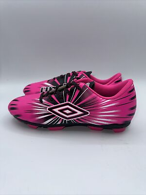 #ad Umbro Girls Arturo Pink Black and White Gradient With Size 2.5 $22.95