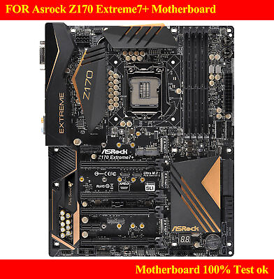 #ad FOR Asrock Z170 Extreme7 1151pin Motherboard DDR4 SATA3 USB3 ATX 100% Test Work $233.90