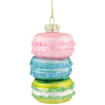 #ad Northlight .5quot; Macaroons Glass Christmas Ornament $11.49