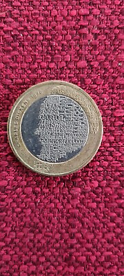 #ad £2 Coin 1812 1870 Charles Dickens TWO POUND Great Condition GBP 325.00