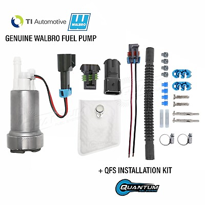 #ad GENUINE WALBRO TI F90000267 450LPH High Performance E85 Fuel Pump QFS Kit $137.98