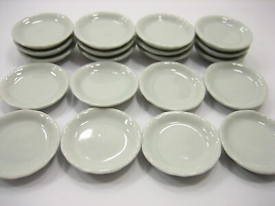 #ad 20x35mm White Plates Dish 1:6 Supply Dollhouse Miniature Ceramic Supply 12589 $15.49