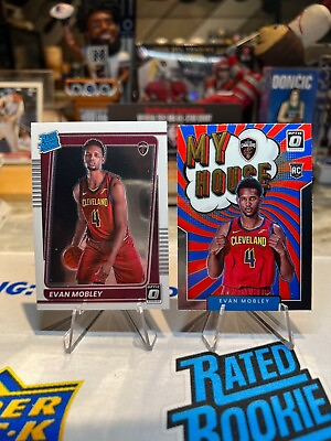 #ad #ad 2021 22 Panini Donruss Optic #175 Evan Mobley Rated Rookie My House RC Cavs $17.00