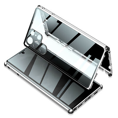 #ad Magnetic 360 Privacy Anti Protection Full Case For Samsung Galaxy S22 Ultra US $19.98