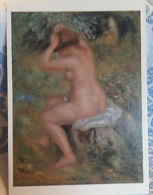 #ad Post Card PIERRE AUGUSTE RENOIR Nude National Gallery ART PRINT Painting C $5.99