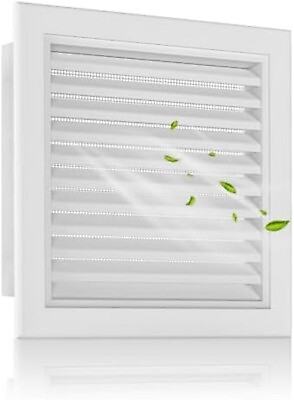 #ad 8quot;x8quot; Aluminum Gable Vent with Screen Design – Ideal for Sheds and Attic Vent... $31.45