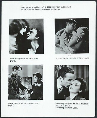 #ad Bette Davis Mary Astor Original 1972 Autobiography Promo Photo Gable Bogart $7.96