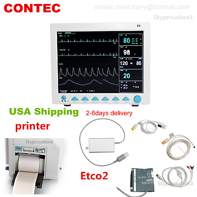#ad Vital Signs Patient Monitor Multi parameter CMS8000 with CO2 Capnograph Printer $848.00