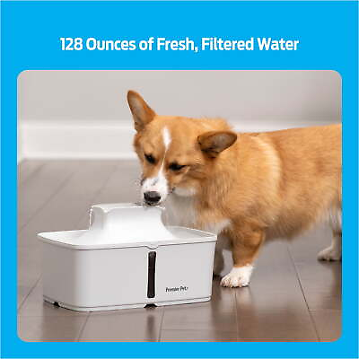 #ad 128 oz. Pet Fountain Automatic water fountain for dogs cats amp; multi pet homes $25.89