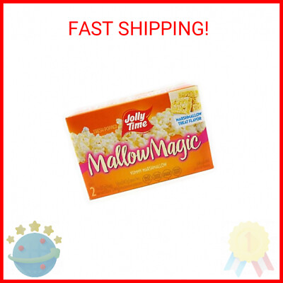 #ad Jolly Time Mallow Magic Marshmallow Flavor Microwave Popcorn 2 Count Boxes Pac $20.79