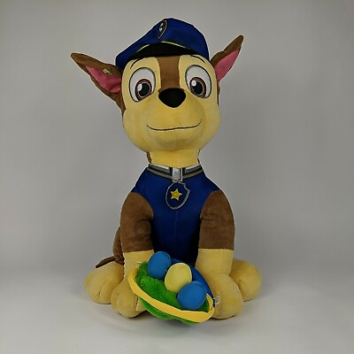 #ad GIANT Chase from Paw Patrol Stuffed Plush 21 Inches tall $39.95
