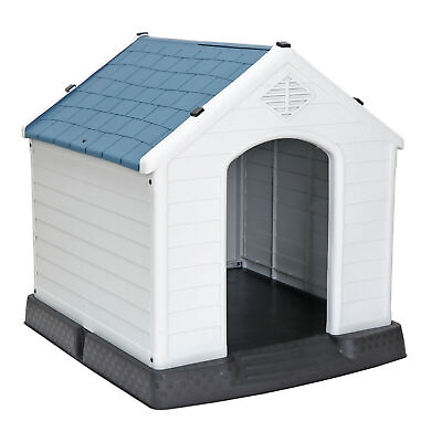 #ad #ad Blue Roof Insulated Dog House Large Waterproof Dog Kennel Shelter Indoor Outdoor $69.58