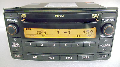 #ad Toyota FJ Cruiser 4Runner Yaris AUX AM FM Radio Stereo MP3 CD Player OEM 11817 $199.00