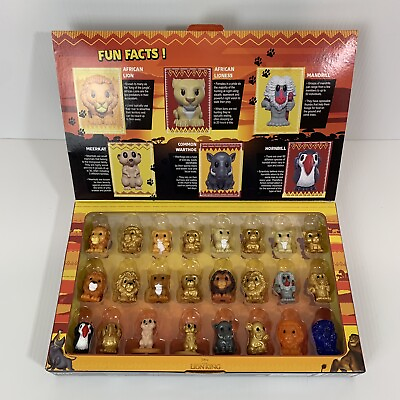 #ad WOOLWORTHS DISNEY LION KING OOSHIES Full Set of 24 Ooshies with Case AU $49.99